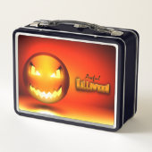 Lunch Box Pumpkinmoji メタルランチボックス (裏面)