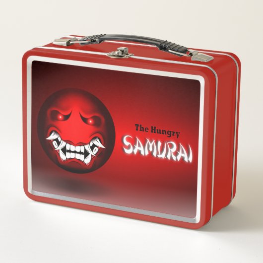 Lunch Box Samouraïmoji メタルランチボックス (正面)