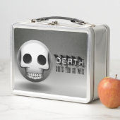 Lunch Box Skullmoji メタルランチボックス (インサイチュ)