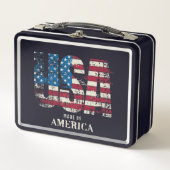Lunch Box - Unity & Strength Word Cloud Food Conta メタルランチボックス (正面)