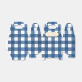 Lunch Box Vichy bleu marine フェイバーボックス (折り畳みなし)