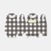 Lunch Box Vichy gris anthracite フェイバーボックス (折り畳みなし)