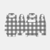 Lunch Box Vichy gris clair フェイバーボックス (折り畳みなし)