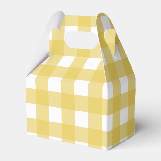 Lunch Box Vichy jaune clair フェイバーボックス (裏面サイド)