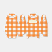 Lunch Box Vichy orange clair フェイバーボックス (折り畳みなし)