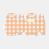 Lunch Box Vichy orange pastel フェイバーボックス (折り畳みなし)