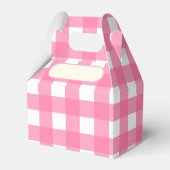 Lunch Box Vichy rose フェイバーボックス (正面サイド)