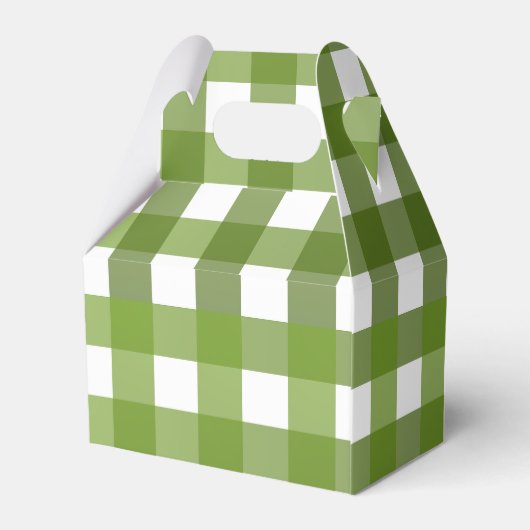 Lunch Box Vichy vert フェイバーボックス (裏面サイド)