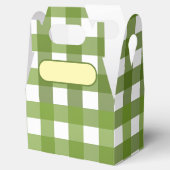 Lunch Box Vichy vert  フェイバーボックス (オープン)