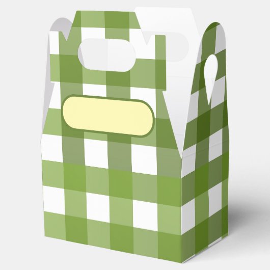 Lunch Box Vichy vert  フェイバーボックス (オープン)