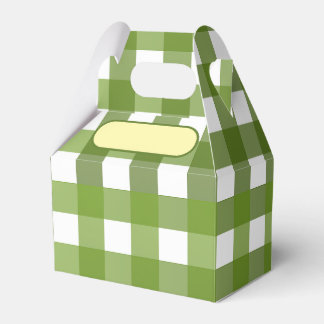 Lunch Box Vichy vert  フェイバーボックス