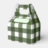 Lunch Box Vichy vert d'Alsace フェイバーボックス (正面サイド)