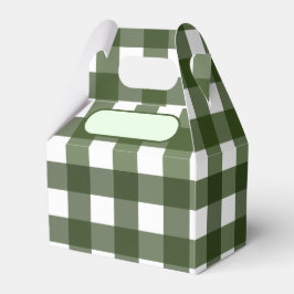 Lunch Box Vichy vert d'Alsace フェイバーボックス
