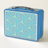 Lunch box with fresh swirled pattern Var01 メタルランチボックス (裏面)