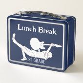 Lunch Break Rock Star メタルランチボックス (裏面)