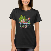 Lunch Lady Christmas Tree Santa Matching Xmas Lunc Tシャツ (正面)