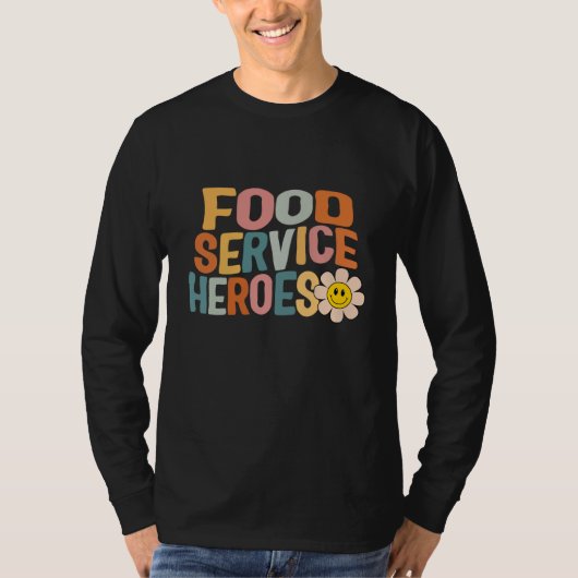 Lunch Lady Food Service Heroes School Nutrition Ca Tシャツ (正面)