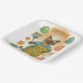 Lunch Lady Retirement for Cat Lovers Cafeteria  ペーパープレート (傾斜あり)