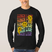 lunch lady retro smile face back to school Cafeter Tシャツ (正面)
