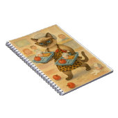 Lunch Lady serving food in school  ノートブック (右側)