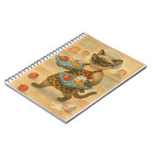 Lunch Lady serving food in school  ノートブック (左側)