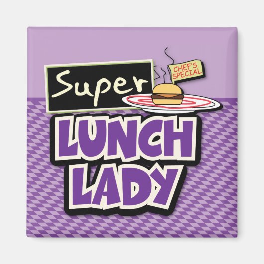 Lunch Lady - Super Lunch Lady マグネット (正面)