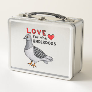 Lunchbox für Taubenliebhaber メタルランチボックス
