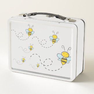 Lunchbox "Happy Bee" メタルランチボックス