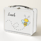 Lunchbox "Happy Bee" メタルランチボックス (正面)