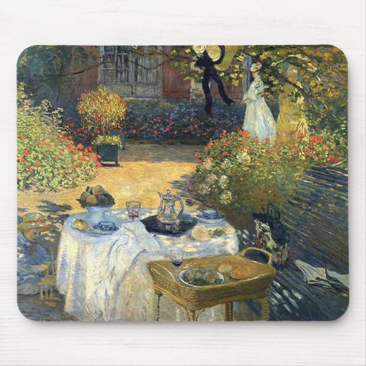 Luncheon By Claude Monet マウスパッド (正面)