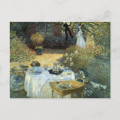 Luncheon by Cloude Monet、ヴィンテージ印象派 ポストカード (正面)