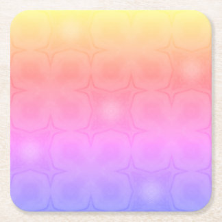 Luncheon Paper Napkins in pink purple yellow スクエアペーパーコースター