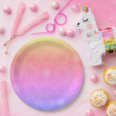 Luncheon Paper Napkins in pink purple yellow ペーパープレート (パーティー)