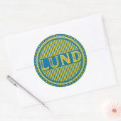 Lund City Pride Emblem – Swedish Identity ラウンドシール (封筒)