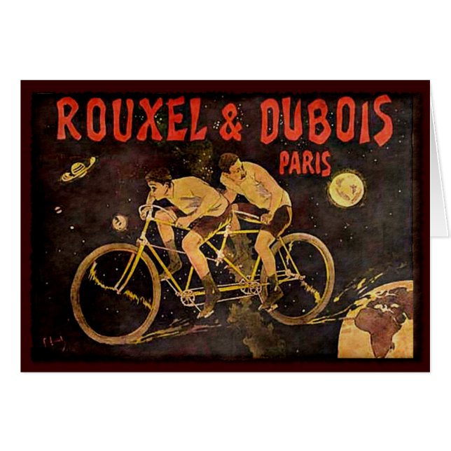 Lunelのヴィンテージのタンデムサイクリング (正面横)