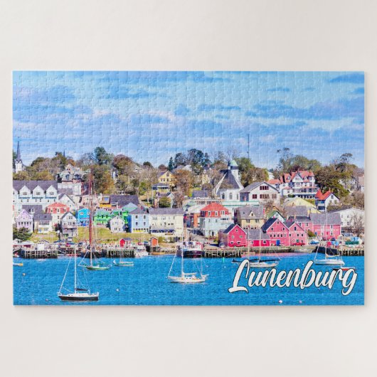 Lunenburg, Nova Scotia, Canada ジグソーパズル (横)
