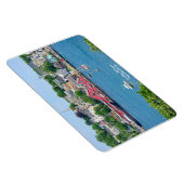 Lunenburg、NSウォーターフロントフレキシブルマグネット マグネット (右側)