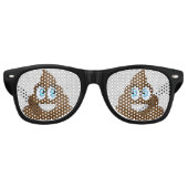 Lunette Emoji caca レトロサングラス (正面)