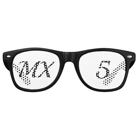 Lunettes de fête MX5 レトロサングラス (正面)