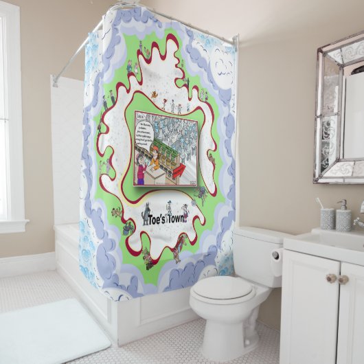 Lung Butter | New Job シャワーカーテン (インサイチュ)