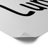 Lung Cancer Butterfly Awareness Ribbon ポスター (角)