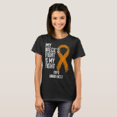 Lung Disease My Niece s Fight Is My Fight COPD Awa Tシャツ (正面フル)
