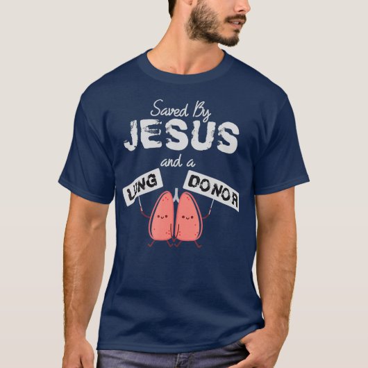 Lung Donation design Christian Organ Donor Tシャツ (正面)