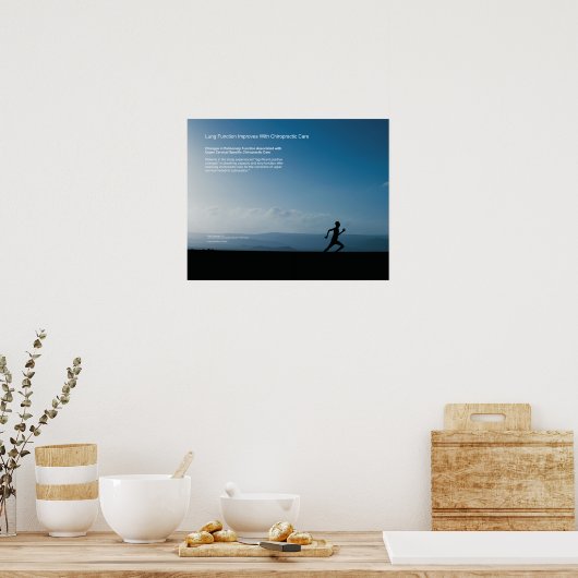 Lung Function Improves With Chiropractic Care ポスター (キッチン)