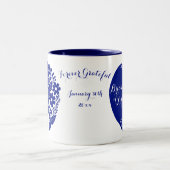 Lung Transplant Wildflower Breath of Life Custom ツートーンマグカップ (中央)