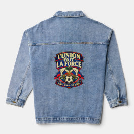 L'Union Fait La Force Haiti Distressed Vintage  デニムジャケット