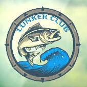 "Lunker Club" Fishing ウィンドウサイン (シート3)