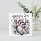 Lupercalia Love Gothic Anatomical Heart Flowers シーズンカード (スタンド正面)
