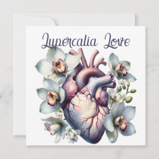 Lupercalia Love Gothic Anatomical Heart Flowers シーズンカード