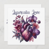 Lupercalia Love Gothic Anatomical Heart Flowers シーズンカード (正面/裏面)
